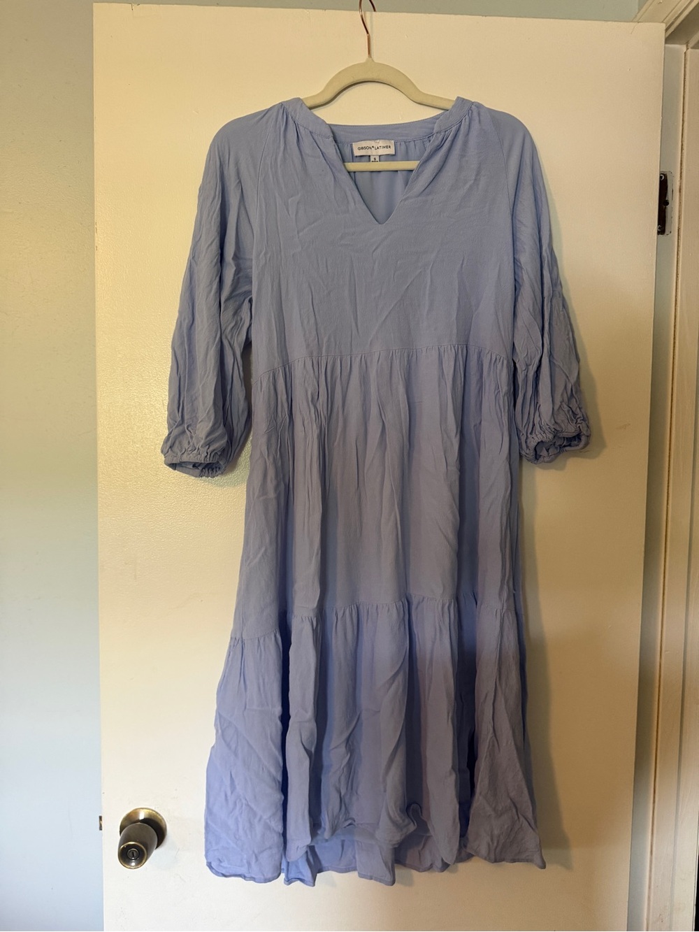 Gibson Latimer Sky Blue Dress, Size S